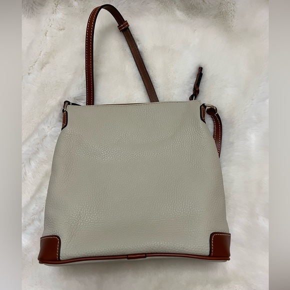 Dooney & Bourke Cream Pebble Grain Leather Crossbody - Picture 10 of 10